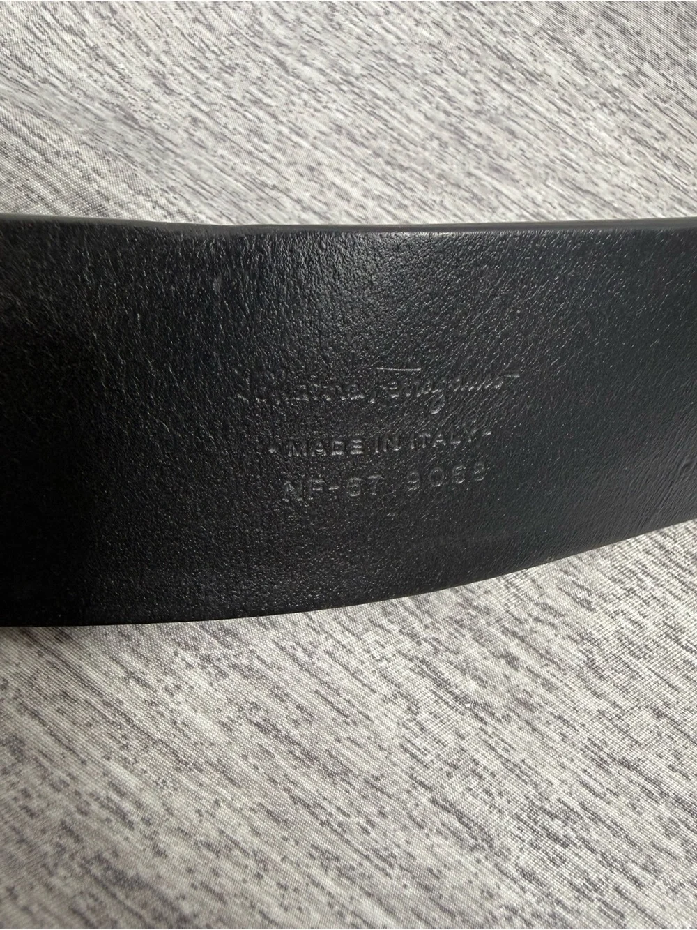 Men’s Salvatore Ferragamo Double Gancini large scale black belt